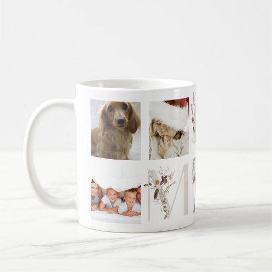 Wilde bloembrieven MOM | MOEDERDAG Koffiemok (Links)