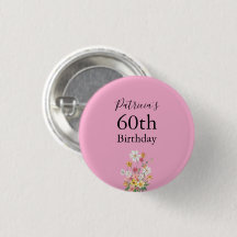 Wilde Bloemen 60e Verjaardag Roze Feest