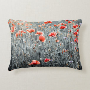 Wilde bloemen accent kussen