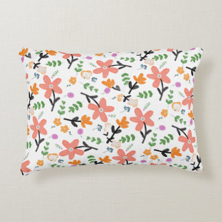 Wilde bloemen accent kussen