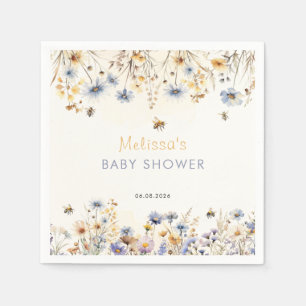 Wilde Bloemen Baby Borrel Lente Servet