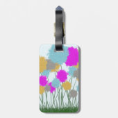 wilde bloemen bagagelabel (Achterkant verticaal)