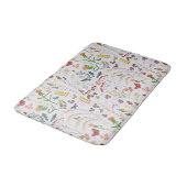 Wilde bloemen Bath Mat (Gekanteld)