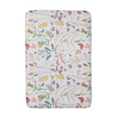 Wilde bloemen Bath Mat (Voorkant Verticaal)