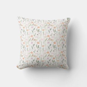 wilde bloemen bloempatroon kussen