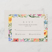 Wilde bloemen Botanische tuinbouw RSVP (Voorkant / Achterkant)