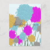  wilde bloemen briefkaart (Voorkant)