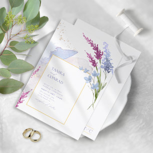 Wilde bloemen bruiloft waterverf peri ID954