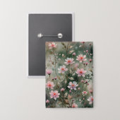  wilde bloemen button (Voorkant / Achterkant)