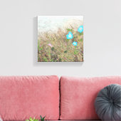 Wilde bloemen canvas afdruk (Insitu (Woonkamer))