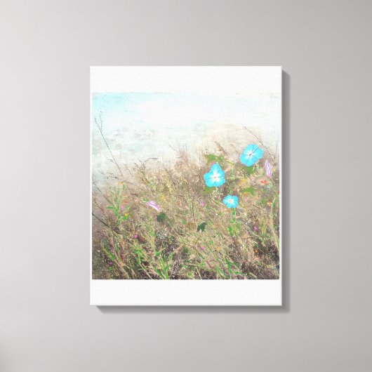 Wilde bloemen canvas afdruk (Voorkant)