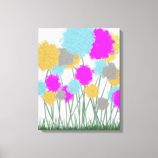 wilde bloemen canvas afdruk (Voorkant)