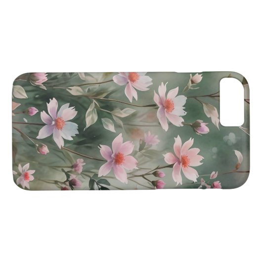 wilde bloemen Case-Mate iPhone case (Achterkant (Horizontaal))