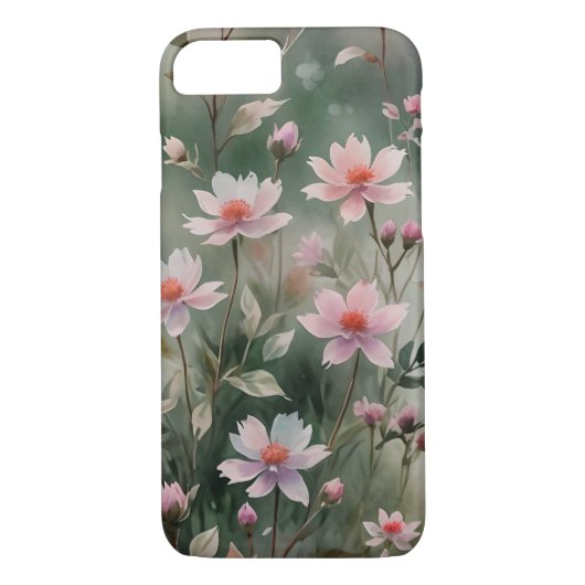 wilde bloemen Case-Mate iPhone case (Achterkant)