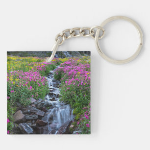 Wilde bloemen, Clements Mountain, Montana Sleutelhanger