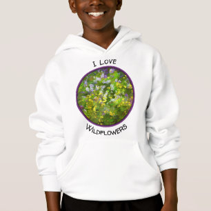 Wilde bloemen die het schilderen van de natuur hin