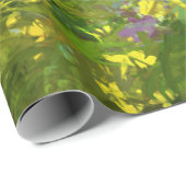 Wilde bloemen die het schilderen van de natuur hin cadeaupapier (Rol Hoek)