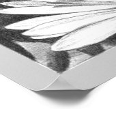 Wilde bloemen en kunst van Honeybee print fijn Pos (Hoek)