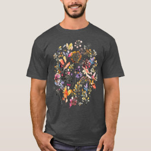 Wilde bloemen en Planten Waterverf Wilde Natuur Bo T-shirt