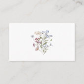 Wilde Bloemen Enclosure Kaart Aangepaste Inzet Blo (Achterkant)