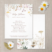 Wilde bloemen flyer
