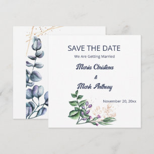 Wilde Bloemen Harmonie Save The Date Aankondiging