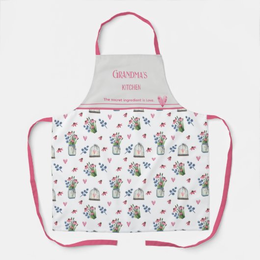 wilde bloemen | Het geheime ingrediënt is.. Oma's Schort (Voorkant)