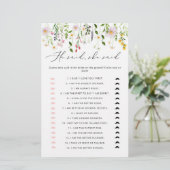 Wilde bloemen Hij zei dat ze vrijgezellenfeest wil (Staand voorkant)