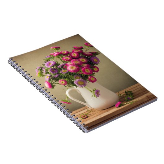 Wilde bloemen in een vaas notitieboek (Rechterzijde)