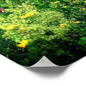 Wilde bloemen in veldbloemen poster (Hoek)