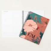 Wilde Bloemen Initialen Bloem Naam Cadeau Planner (Display)