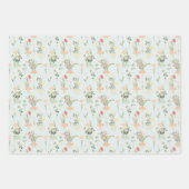 Wilde bloemen inpakpapier vel (Voorkant 2)