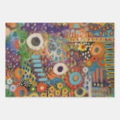 Wilde bloemen inpakpapier vel (Voorkant 2)