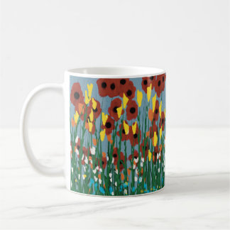 Wilde bloemen koffiemok