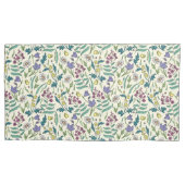 Wilde bloemen Koningsgrootte Kussensloop (Voorkant-Links)