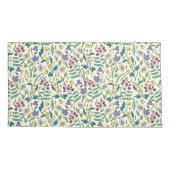 Wilde bloemen Koningsgrootte Kussensloop (Achterkant-Links)