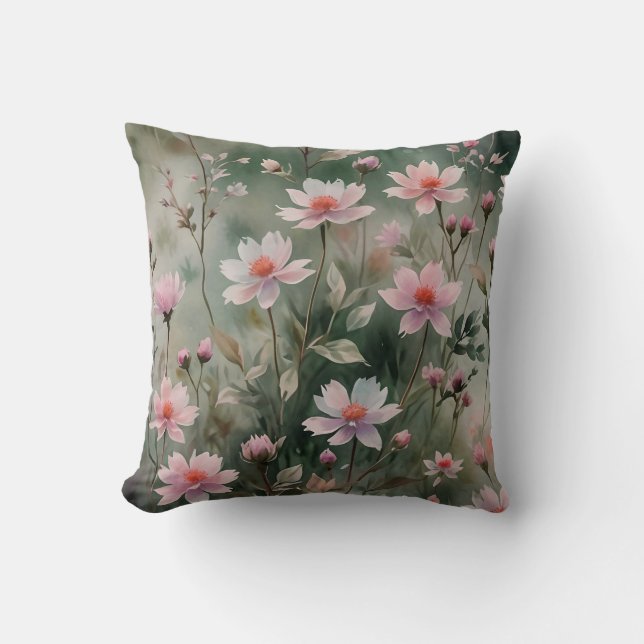  wilde bloemen kussen (Voorkant)
