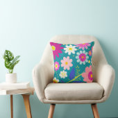 Wilde Bloemen Kussen (Stoel)