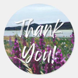 Wilde Bloemen langs de Rivier – Bedankt Stickers
