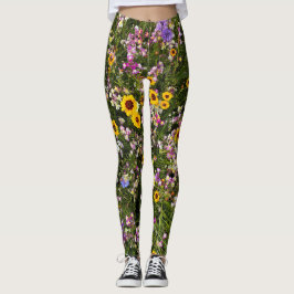 Wilde bloemen leggings
