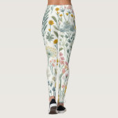 Wilde bloemen leggings (Achterkant)