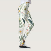 Wilde bloemen leggings (Rechts)