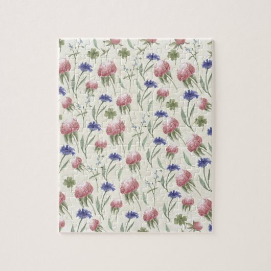 Wilde bloemen legpuzzel (Verticaal)