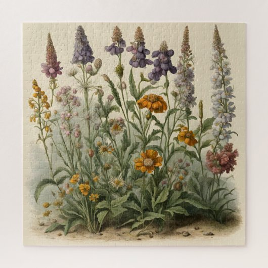 wilde bloemen legpuzzel (Verticaal)