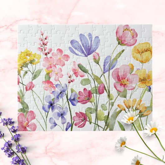  wilde bloemen legpuzzel