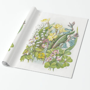  wilde bloemen Lily van de Valley Floral Cadeaupapier