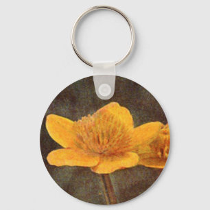 Wilde bloemen: Marsh Marigold Sleutelhanger