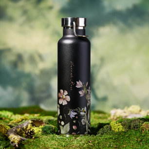 Wilde bloemen Meel Bumble Bee. Monogram Waterfles