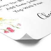 Wilde Bloemen Mimosa Bar Bord Poster (Hoek)