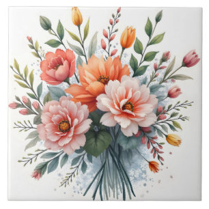 Wilde Bloemen Mooie Populaire Luxe Collectie Tegeltje